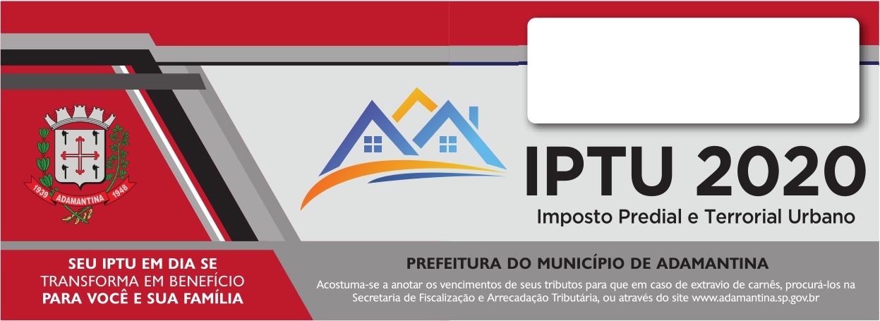 Carnês do IPTU começaram a ser entregues quarta-feira, dia 12