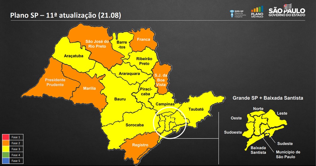 Com atualização do Plano SP, Adamantina retorna a fase laranja