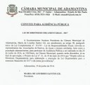 Convite para audiência pública