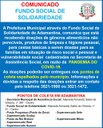 Fundo Social de Solidariedade de Adamantina está recebendo doações para cestas básicas que serão distribuídas para famílias do município Fundo Social de Solidariedade de Adamantina está recebendo doações para cestas básicas que serão distribuídas para famílias do município