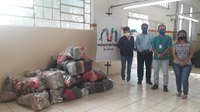 Fundo Social de Solidariedade recebe doação de cobertores da Sabesp