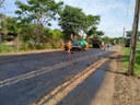 Iniciada as obras de recapeamento da rua Quintino Bocaiúva