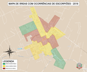 Prefeitura de Adamantina divulga mapa das áreas com maior ocorrência de aparecimento de escorpiões em 2019