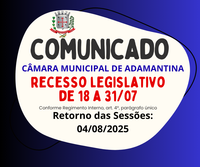 RECESSO LEGISLATIVO
